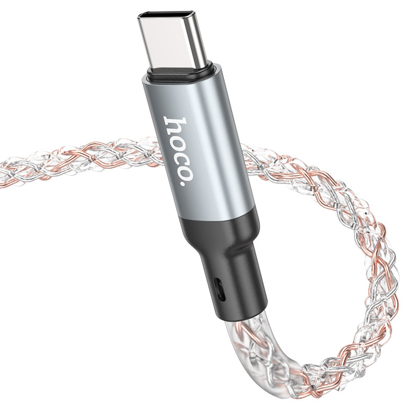 Hoco Cable Type-C to Type-C “U112 Shine” 60W fast charge Hoco Cable Type-C to Type-C “U112 Shine” 60W fast charge